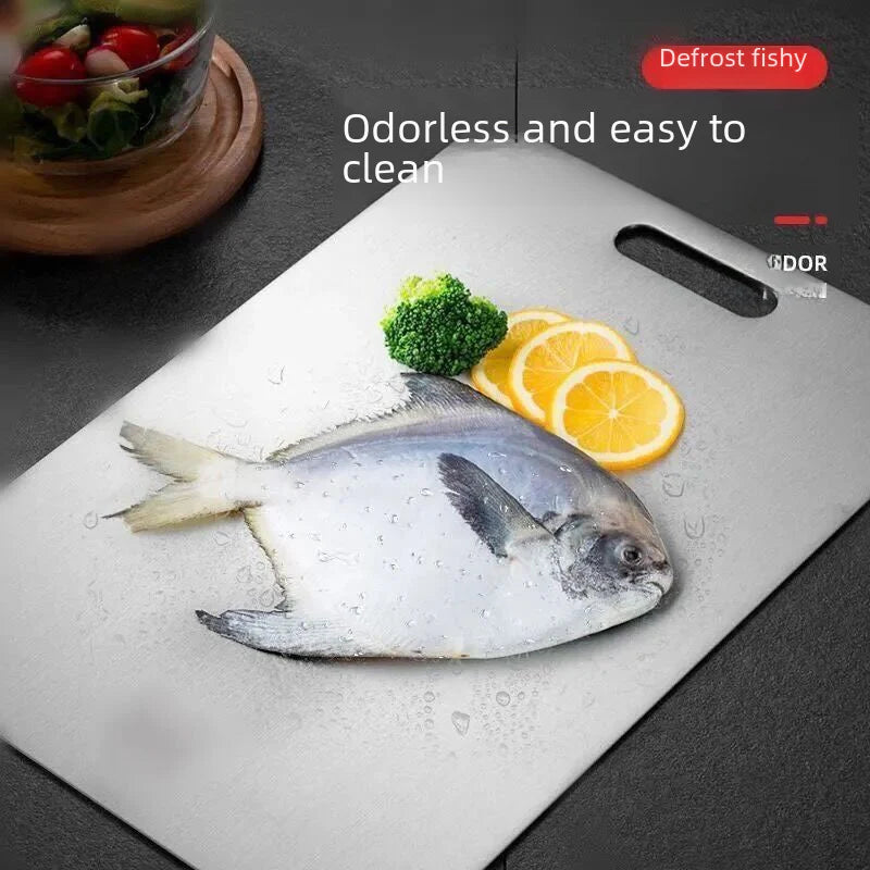 Stainless Steel Cutting Board, Double-Sided Antibacterial and Mold-Proof, Large Chopping Board and Panel, Wholesale of Cutting Boards, Thick Rolling Boards for Chopping Vegetables