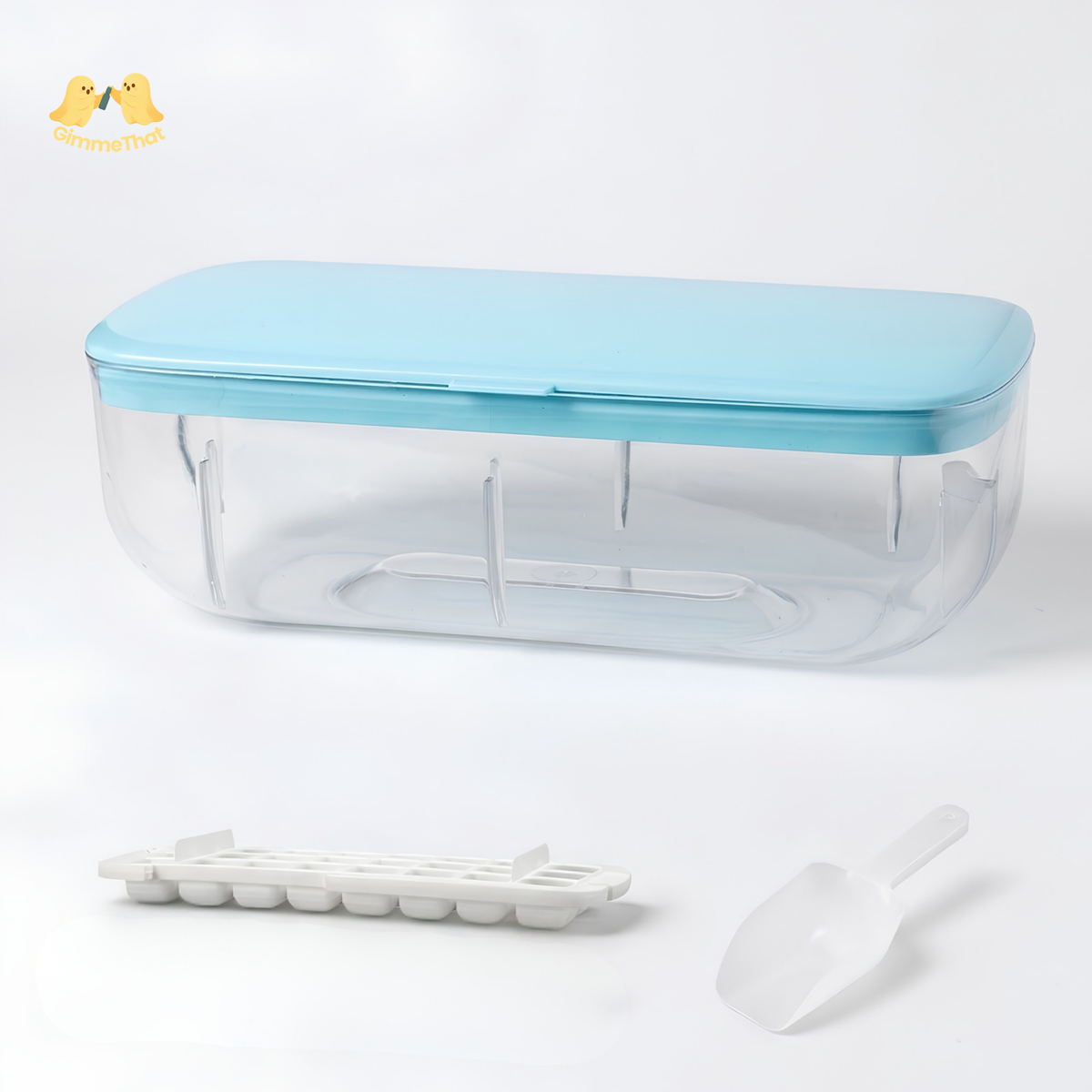 Press-Release Ice Cube Mold & Box