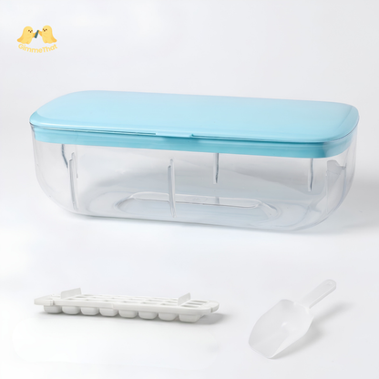 Press-Release Ice Cube Mold & Box