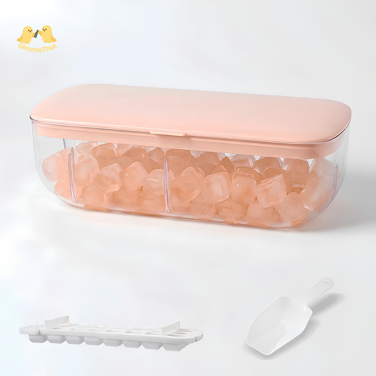 Press-Release Ice Cube Mold & Box