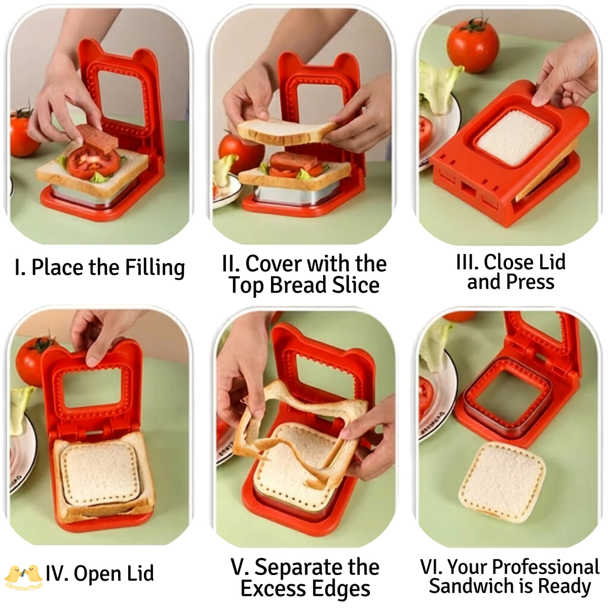 GimmeThat Sandwich Cutter
