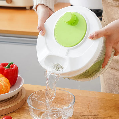 Salad Spinner Dryer Vegetable Fruit Food Drain Basket Dehydrator Quick Washing Drying Manual Centrifuge Kitchen Household Tool