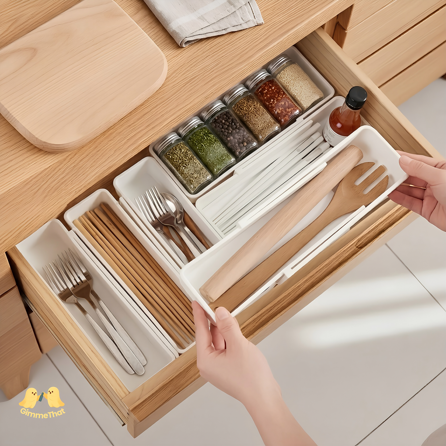 Expandify Utensil Tray Drawer Organizer