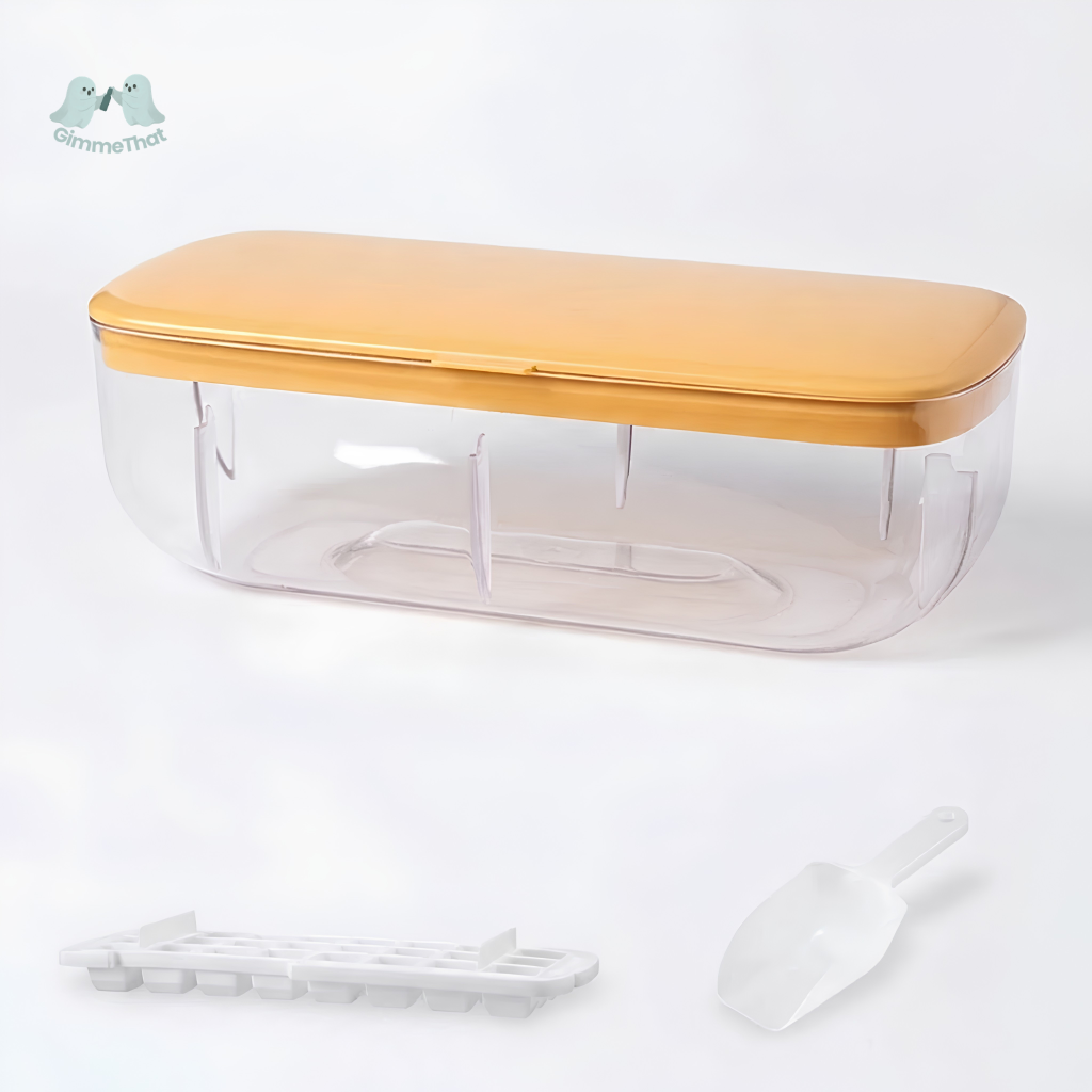 Press-Release Ice Cube Mold & Box