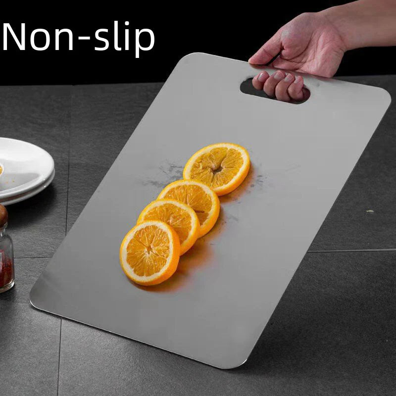 Stainless Steel Cutting Board, Double-Sided Antibacterial and Mold-Proof, Large Chopping Board and Panel, Wholesale of Cutting Boards, Thick Rolling Boards for Chopping Vegetables