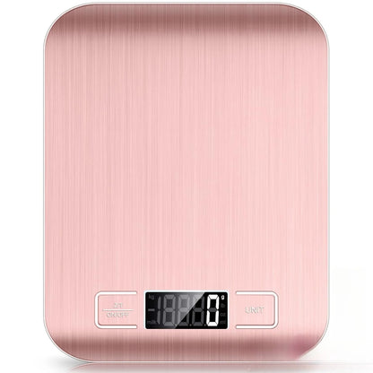 10Kg Kitchen Scale,Digital Kitchen Scale with Tare Function, Electronic Coffee Brewing Scale, LCD Display Stainless Steel Screen